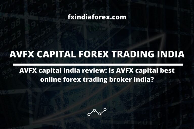 cover photo of the post avfx capital best online forex trading broker india