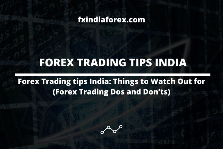 cover photo of the post forex trading tips india