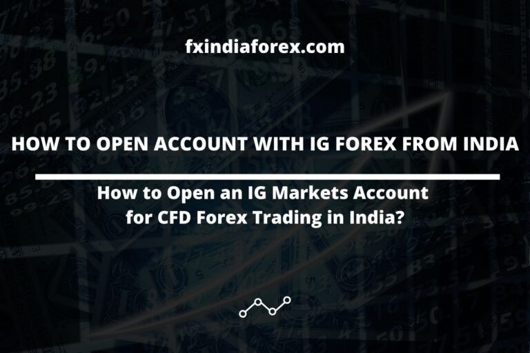 cover photo of the post how to open account with ig forex from india